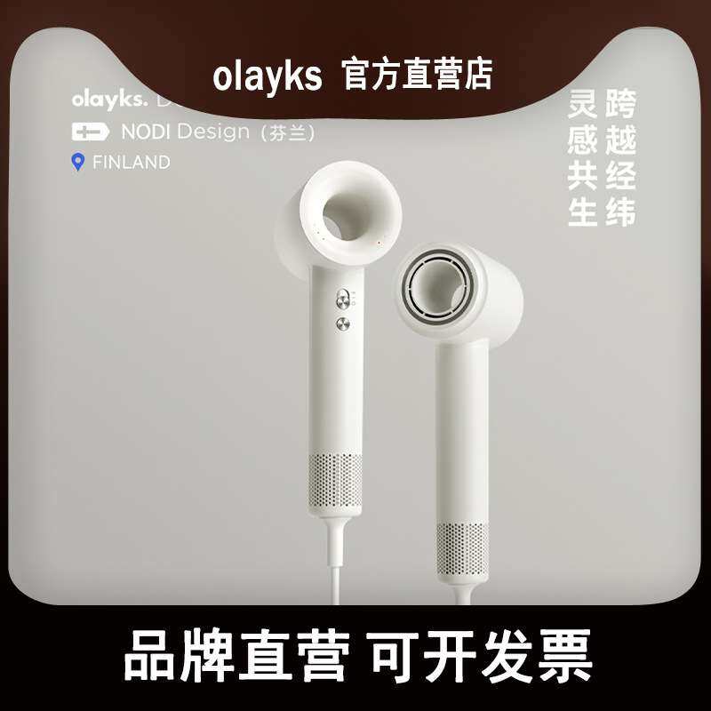 OLAYKS立时吹风机家用高速等离子负离子静音大风力恒温护发速干