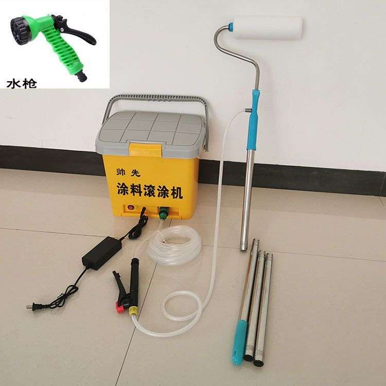 涂料乳胶油漆基膜防腐漆刷墙电动自动化柔性滚筒刷滚涂机神器工具