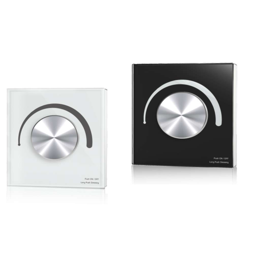 过SAA/CE认证100-1000W 86型 红外遥控钢化旋钮 触摸可控硅调光器