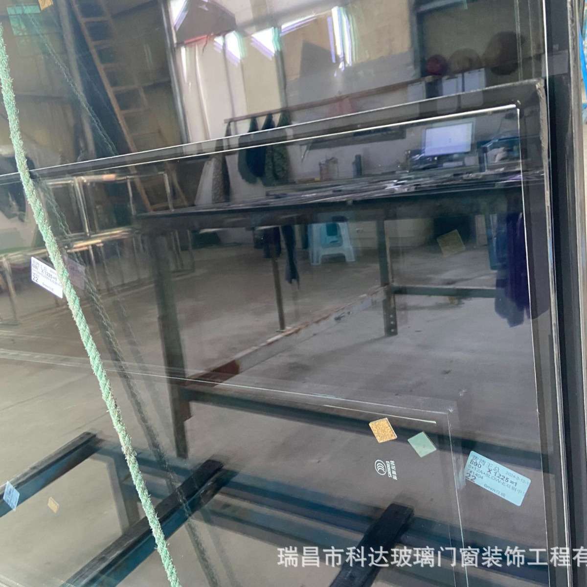 蓝镀膜lowe5mm6mm中空钢化玻璃家装断桥铝玻璃隔音隔热厂家直销