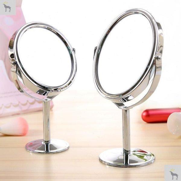 台式化妆镜双面高清欧式3/5/10倍放大梳妆学生宿舍桌面便携小镜子,家庭/个人清洁工具,随身化妆镜,淘宝优惠券,粉丝福利购,淘宝优惠卷