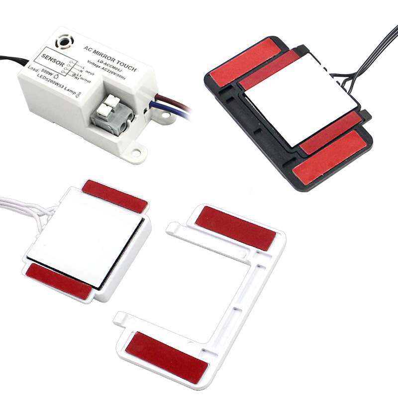 AC220V mirror, high-power 200W light with touch sensor
