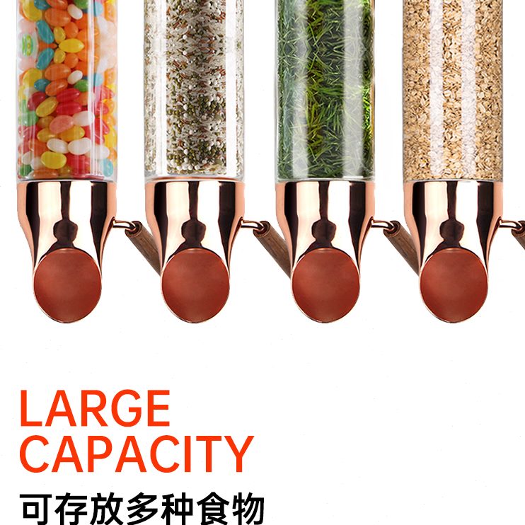 储保存罐咖啡豆收纳 B商用earc罐展示架储物罐af大容量豆壁挂