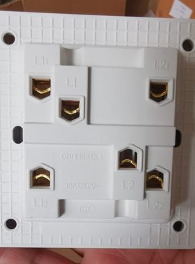 回位位强触86型 电路触点开复位回弹灰色二发式自动常弱开关按钮