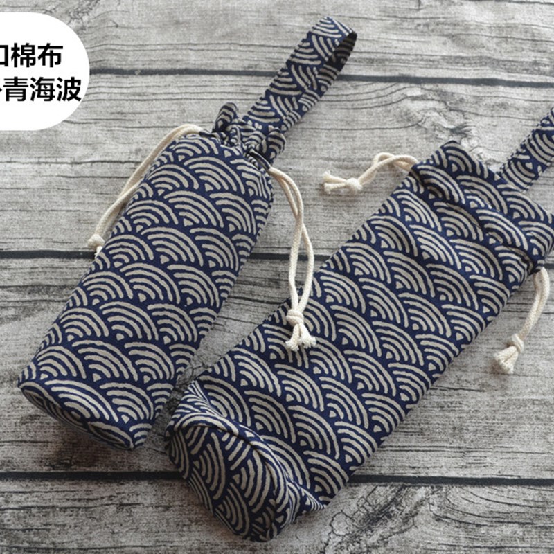 手工保温杯c袋子水杯保护套定制杯套玻璃杯瓶袋350水壶套500ml包