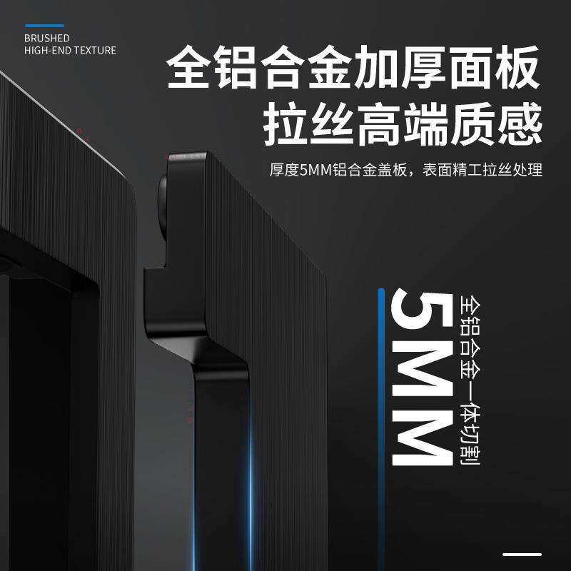 铝合金毛刷线盒桌面线孔盖办公家具过线盒走线槽穿线盒方形走线盒