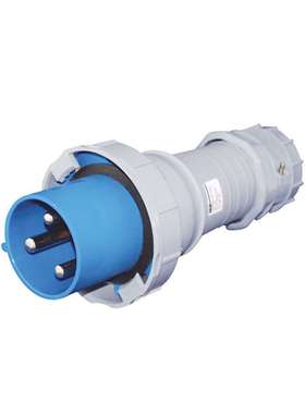 工业插头043 3P125A防水插头IP67防尘防雨三孔插头220V移动插头