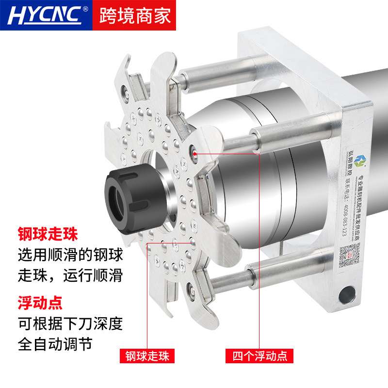 弘阳雕刻机压板器全自动固定座CNC皮革浮动台面夹配件八爪压板器图片