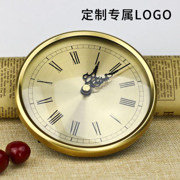 时间合金欧式中国大陆单面钟表挂工艺礼品LOGO定制饰品精品可镶嵌