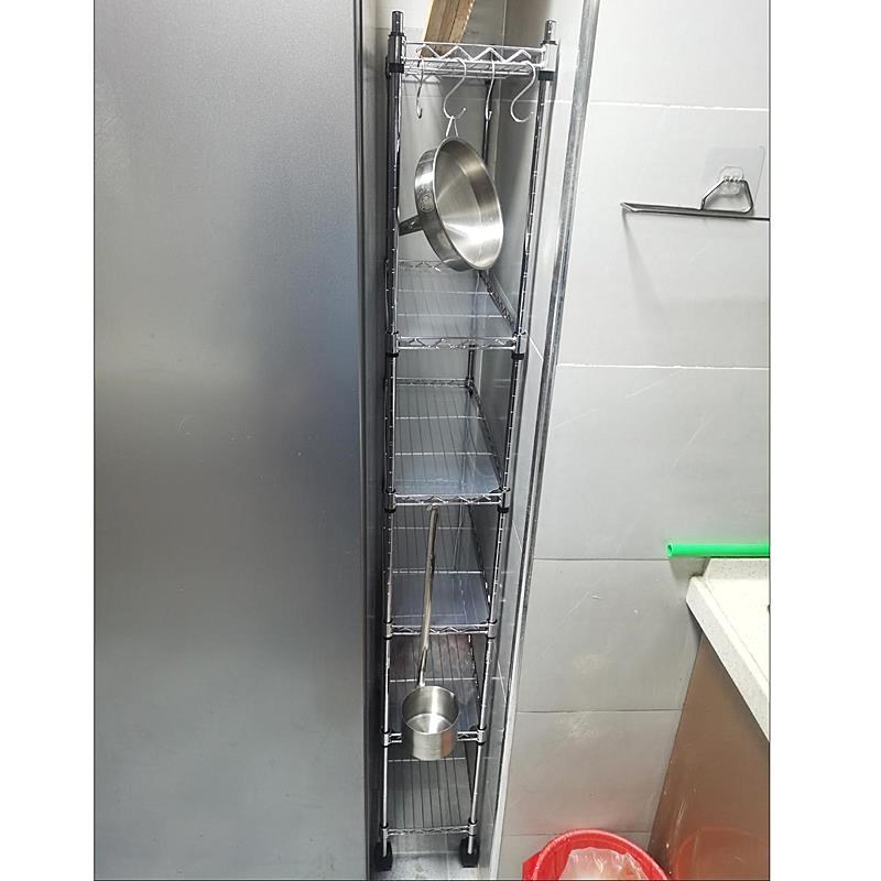 厨房置物架夹缝收纳架长35q/45/50/60宽15/20cm小窄缝隙架子侧边