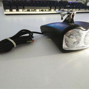 60伏通 48V 锂电自行车灯车前灯 n电动车大灯喇叭菜篮灯两灯36伏