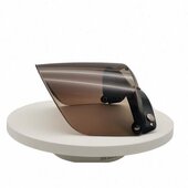 飞盔镜片强通用哈雷卡扣色防晒茶面罩炫目行防防紫外线化镜片