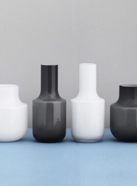 N干花桌面器 插花lli 床头o玻璃r mann居家2023装饰摆件瓶St花瓶