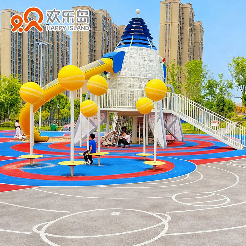 幼儿园社区公园游乐设施 大型户外组合滑梯游乐设备 秋千攀岩蹦床
