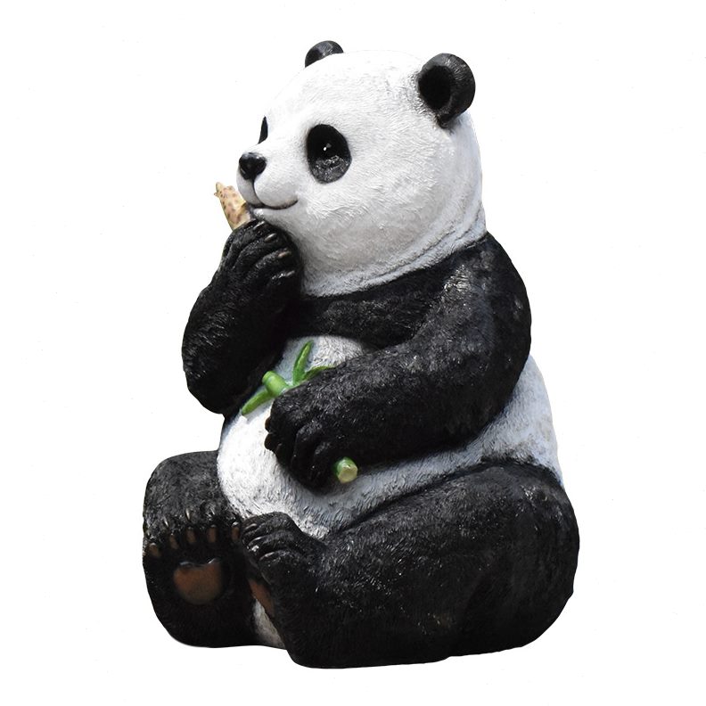 小幼儿园造景仿真动物草坪品景观玻璃钢雕塑熊猫摆件园林户外花园
