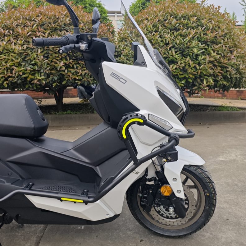 排气管防摔适用保险杠架H150R50侧摔杠gH1防护光阳改装棒保护acin