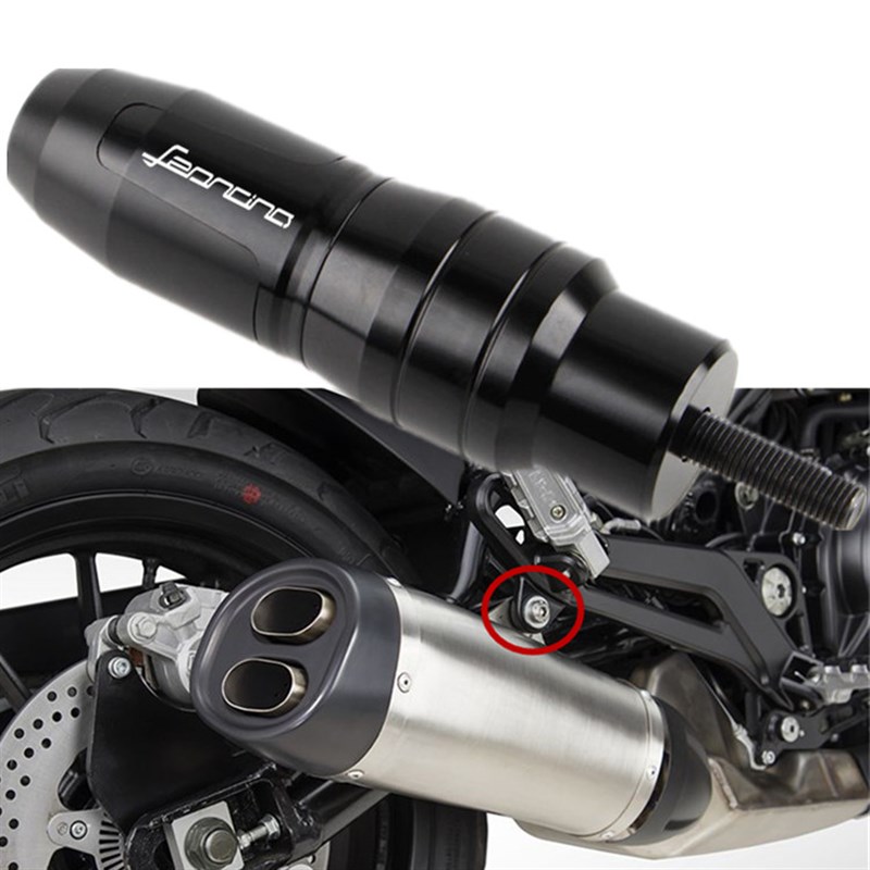 适用贝纳利502C 幼狮500复古车 E改装排气管防摔球 防摔胶 保护球