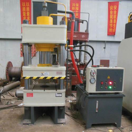 供应新型采暖炉配件炉盖成型液压机200吨金属拉伸三梁四柱油压机