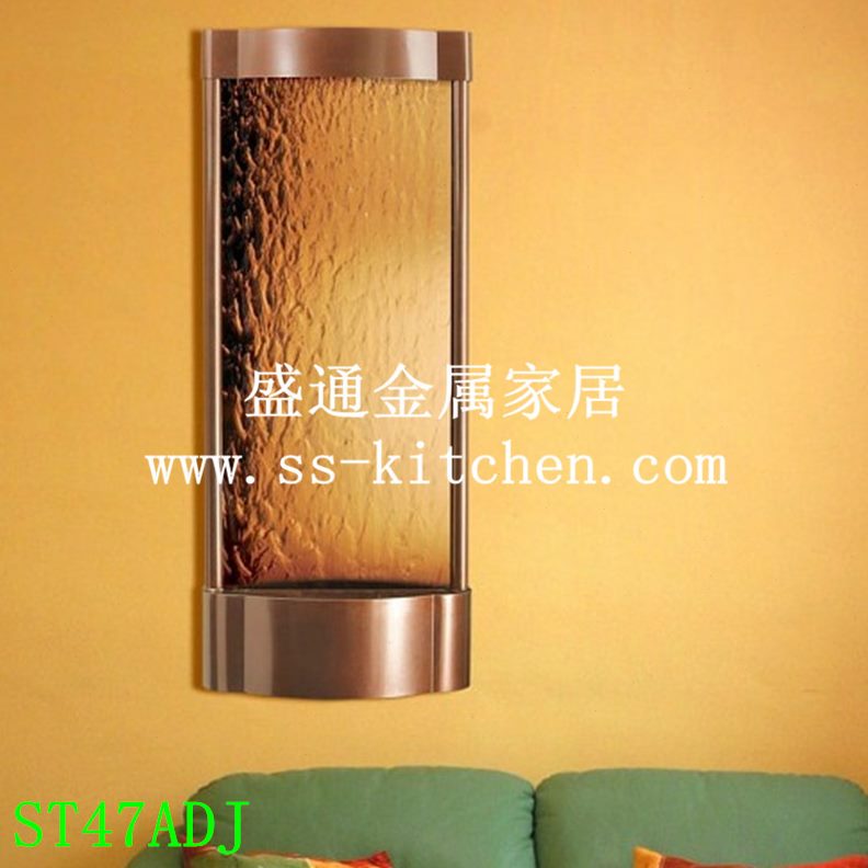 窗挂件加湿器装饰  流水壁挂创意礼品 铁艺家居装饰墙贴假欧式