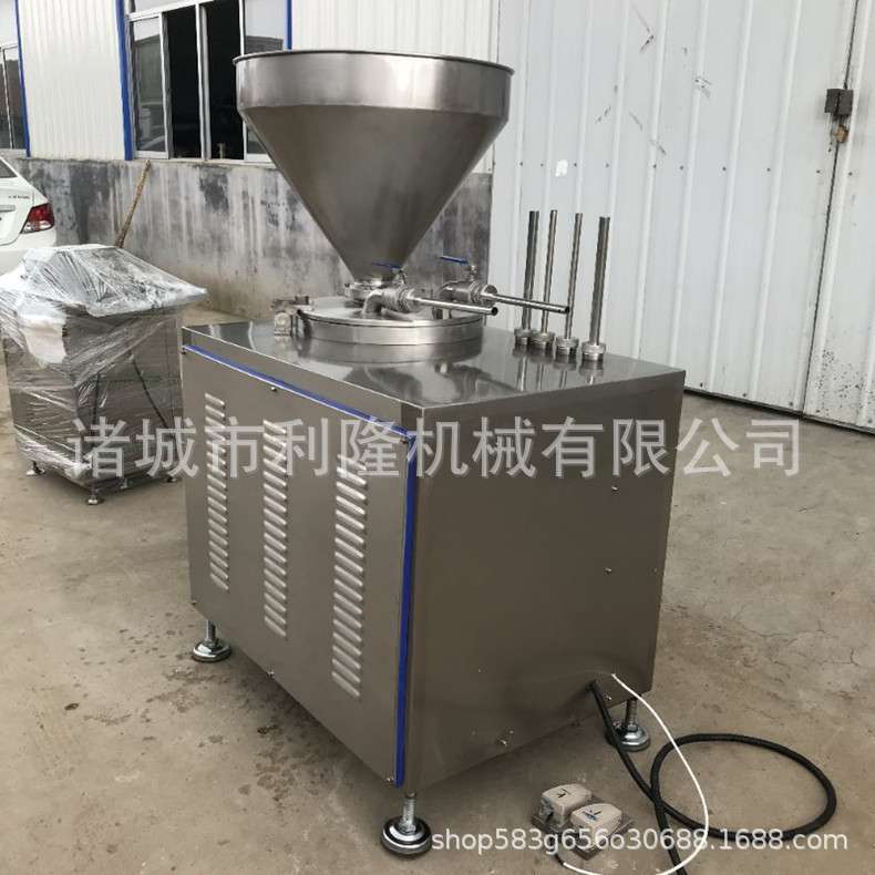 液压香辣肠双管灌肠机器火腿肠加工整套设备小型灌肠机成型一体机
