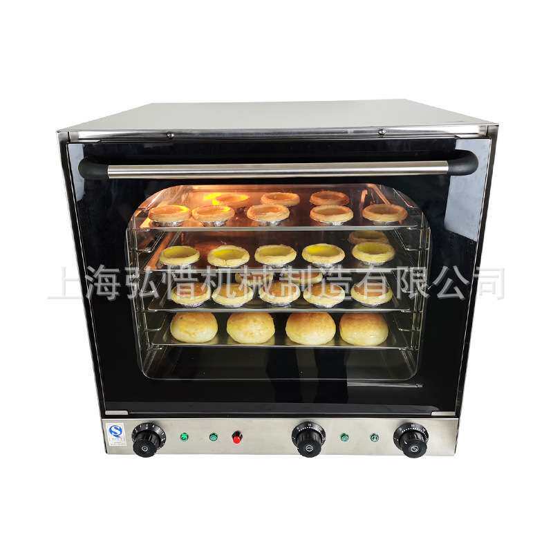 热风烤箱4盘热风循环电烤炉多功能烘焙烤箱全自动披萨烤炉 电焗炉
