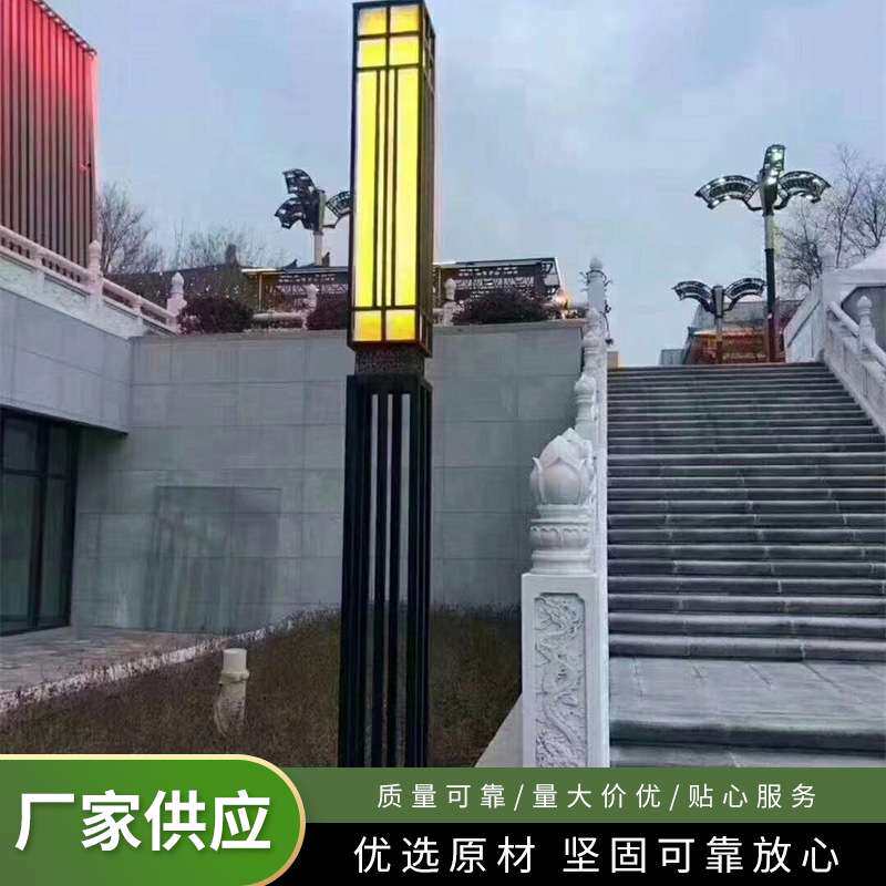 厂家 道路信号灯杆方杆型红绿灯杆镀锌标志牌杆交通杆件