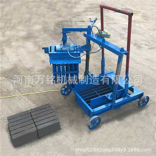 万铭12块380V小型水泥标砖机建筑车间实心免烧砖机家用型砖机设备