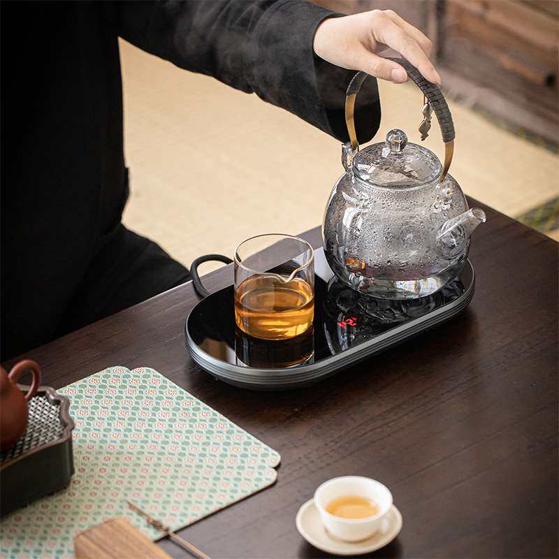电陶炉煮茶器家用小型迷你小电磁炉智能超薄多功能烧水煮茶炉