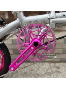 Litepro Crius可折叠自行车空心集成五爪曲柄曲柄组412 Sp8空心切