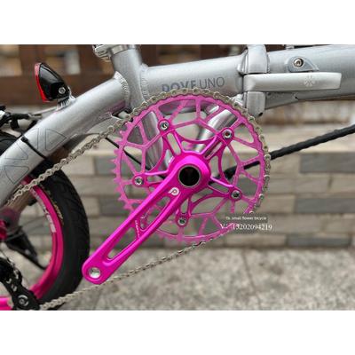 Litepro Crius可折叠自行车空心集成五爪曲柄曲柄组412 Sp8空心切