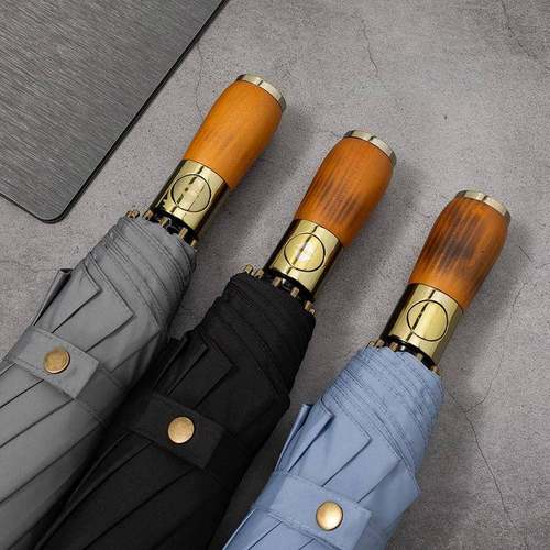 十骨加大加厚加固结实抗风雨伞男士简约帅气三折全自动商务折叠伞