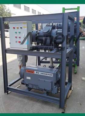 化工用水环泵机组2BV5131无油水冷螺杆真空系统机组真空吸盘导入