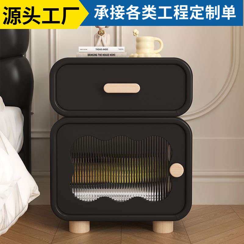 法式奶油风床头柜简约现代2024新款卧室床边柜小型网红储物收纳柜,电子元器件市场,其它元器件,淘宝优惠券,粉丝福利购,淘宝优惠卷