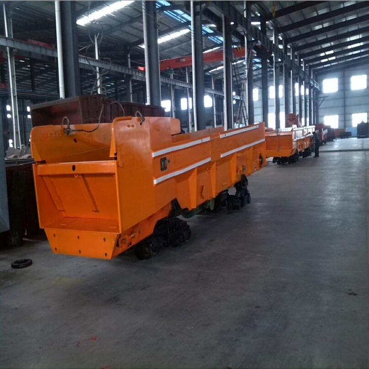 耐用实用地下矿井用梭式矿车 整体式车体自动卸渣隔爆使用寿命长