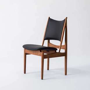 中古实木小酋长餐椅家用酒店民宿白蜡木埃及椅设计师款休闲椅子