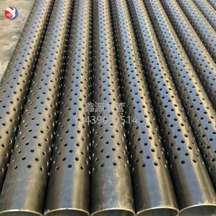 螺旋圆孔滤水管 地铁降水井管 打井用花管 水井用滤水管 钢花管