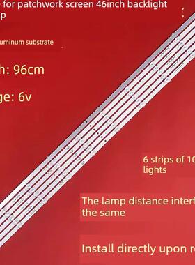 适用于拼接屏DV460FHZ-NVZ灯条JL.D460A1330-508AS-M_V02配WE46L