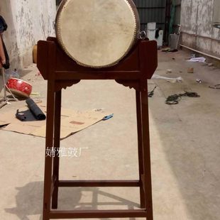 立鼓堂鼓牛皮威风大鼓 1416寸18寸20寸24寸战鼓/送实木立式鼓架子