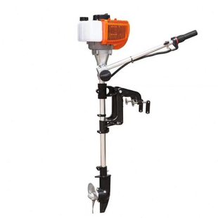 大功率船用动力推进器二冲程划船螺旋桨动力多功能小型汽油挂浆机