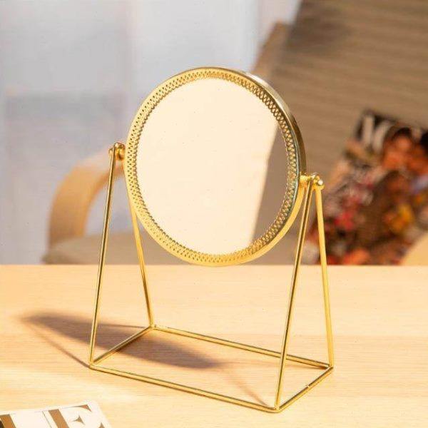 欧式时尚化妆镜台式镜子公主桌面梳妆镜高清简约随身美容镜子,家庭/个人清洁工具,梳子/化妆梳/按摩梳,淘宝优惠券,粉丝福利购,淘宝优惠卷