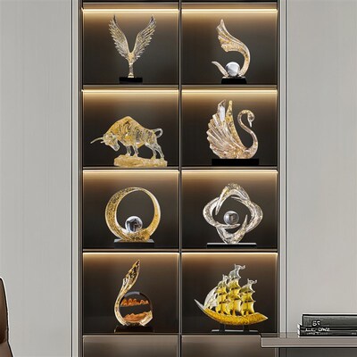 摆件客厅轻奢高档2025新款酒柜C装饰品电视柜柜子高端大气上档次