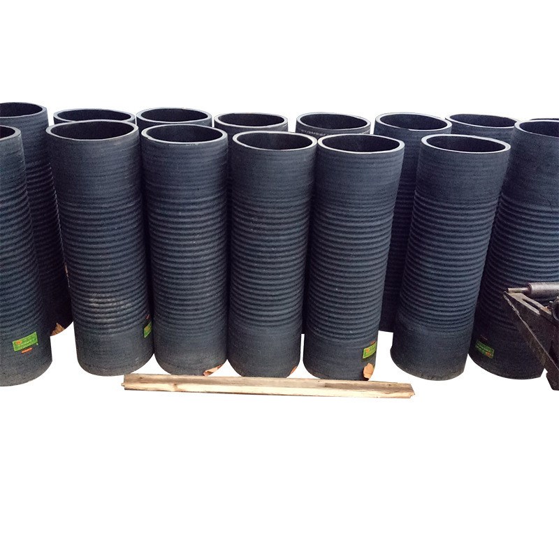 黑色钢丝缠绕胶管水利工程加厚大口径橡胶管S用橡胶钢丝软胶管