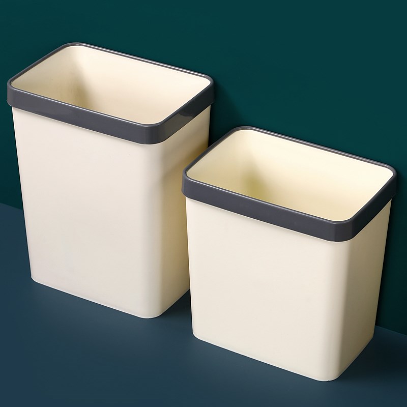 带压圈长方形夹缝分类垃圾t桶家用客厅卧室卫生间窄创意无盖垃圾