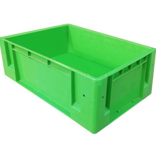 兰诗（LAUTEE）3#A物流箱塑料加厚加高周转收纳箱绿色480*380*155