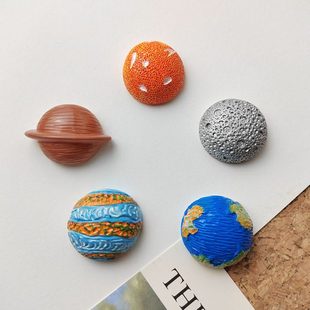 5个装 饰 地球宇宙星球航天软木毛毡板照片墙按钉幼儿园创意布置装