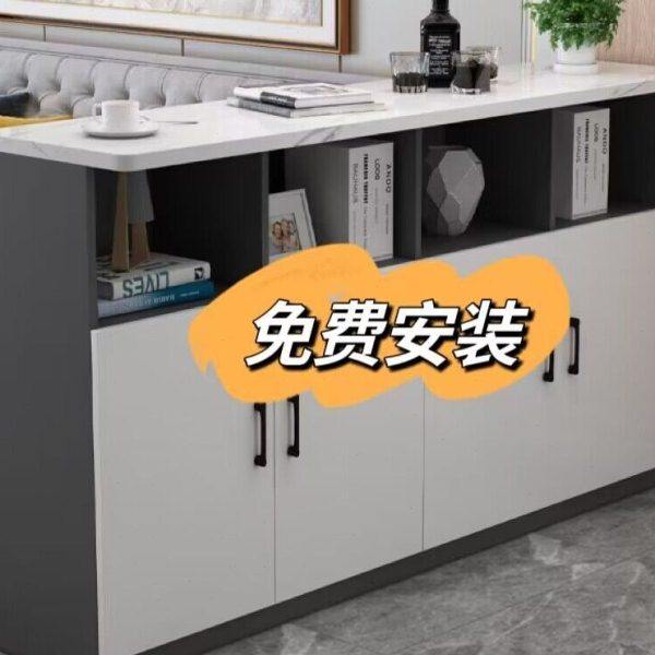 简约双面吧台桌沙发隔断柜靠墙玄关现代客厅餐厅家用小户型高脚桌