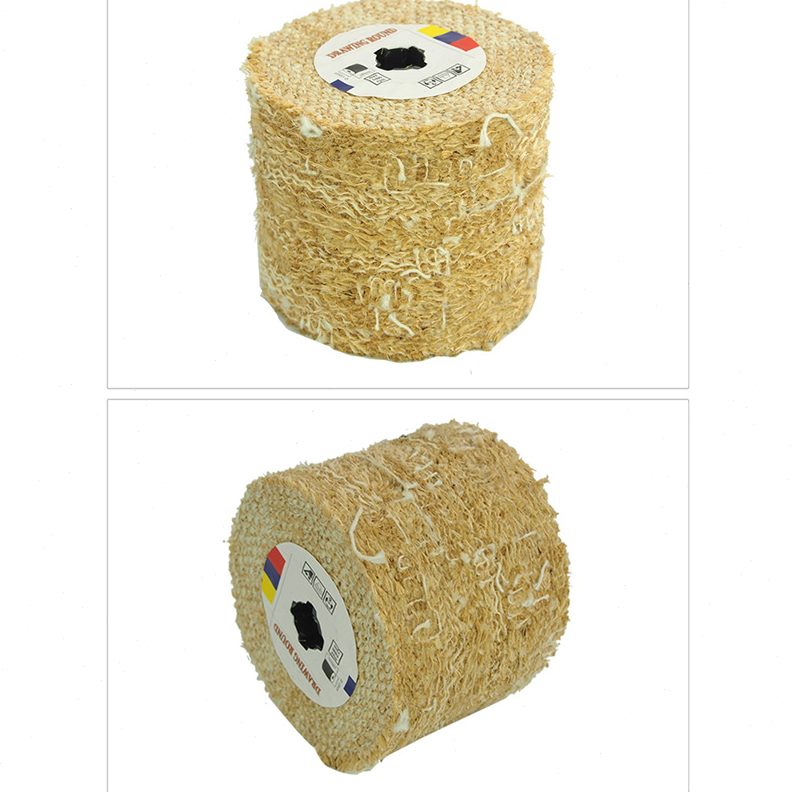 镜专用  轮 抛光轮辅助拉丝机面加工麻布麻不锈钢拉丝轮轮轮