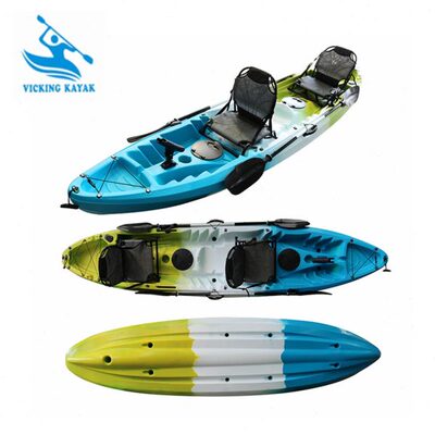 2019年新款三人皮划艇安装豪华金属座椅/3人船/加厚塑料船/KAYAK