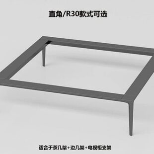 铝合金空式桌架子意高低四方裴僧太母支架茶几桌子架正方形茶几