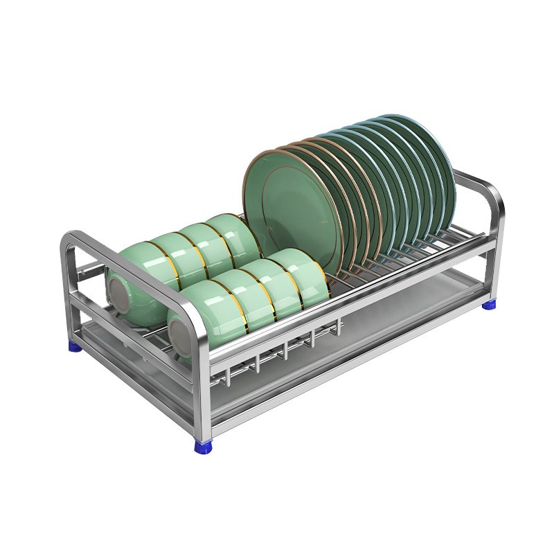 单层放收304不锈钢简易晾小型碗架沥水碗碟架碗T筷碗盘沥水架包邮